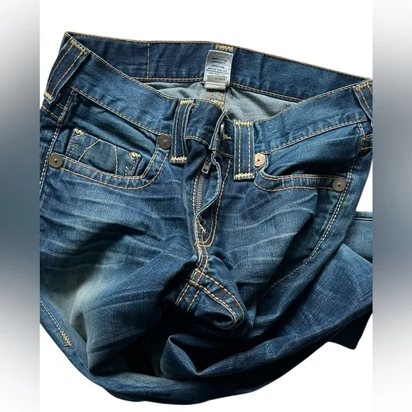 True Religion Big T Men’s Straight Jeans Size 31 - Picture 4 of 12